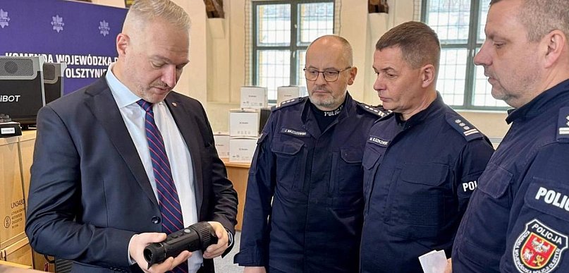 Nowoczesny sprzęt dla Komendy Wojewódzkiej Policji w Olsztynie.