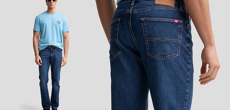 Jeansy męskie straight – dlaczego prosty krój wciąż pozostaje symbolem ponadczasow