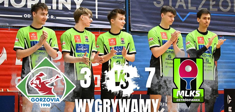Tenisiści stołowi Energi Morlin Ostróda z ligową wygraną w Gorzowie