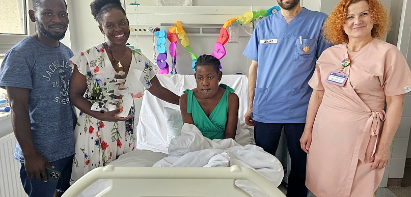 Cristina z Angoli, której życie uratowali olsztyńscy chirurdzy, wróciła p