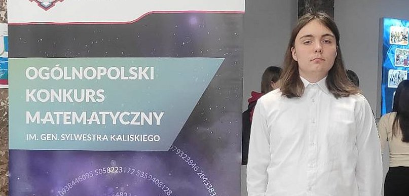 Szymon Knowski, uczeń Bażyniaka finalistą konkursu matematycznego