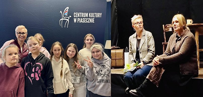 Mira Wójcik z nagrodą, grupa teatralna MAMTREMA z Łukty z wyróżnieniem na