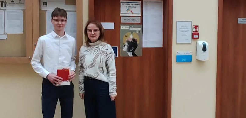 Spektakularny sukces ucznia Bażyniaka Franciszek Freigin finalistą