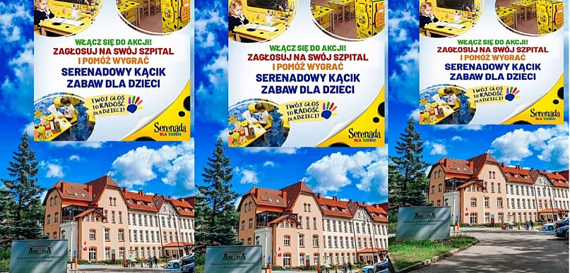 Zagłosuj i pomóż wygrać kącik zabaw dla Dzieci w Szpitalu w Ameryce!