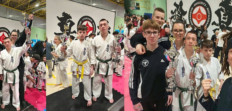 Młodzi karatecy z Ostródy podbili Hiszpanię! Bracia Kajetankowie z medalami!