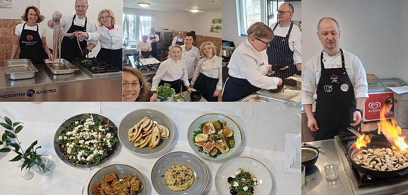 Nauczyciele z ostródzkiego ekonomika uczyli się jak przyrządzić ośmiornicę