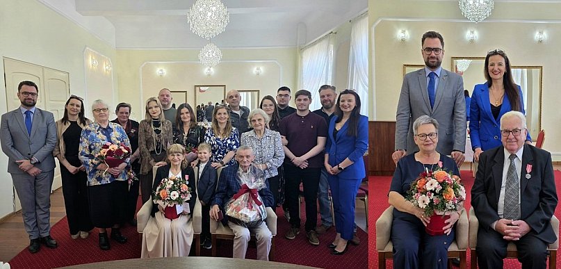 Jubileusz 50-lecia małżeństwa Państwa Mikielewicz i Gronkiewicz z Ostródy