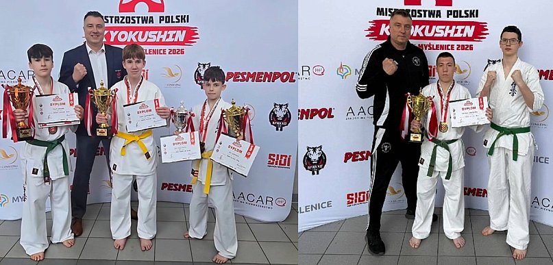 Aż 5 medali zdobyli karatecy z Ostródy na Mistrzostwach Polski!