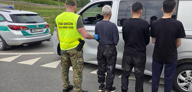 Powiat Ełcki: Ukraińcy przewozili nielegalnych migrantów z Pakistanu