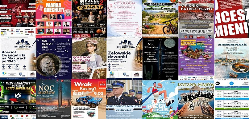 Co będzie się działo w Ostródzie i powiecie? Kalendarz wydarzeń, imprez, koncertów