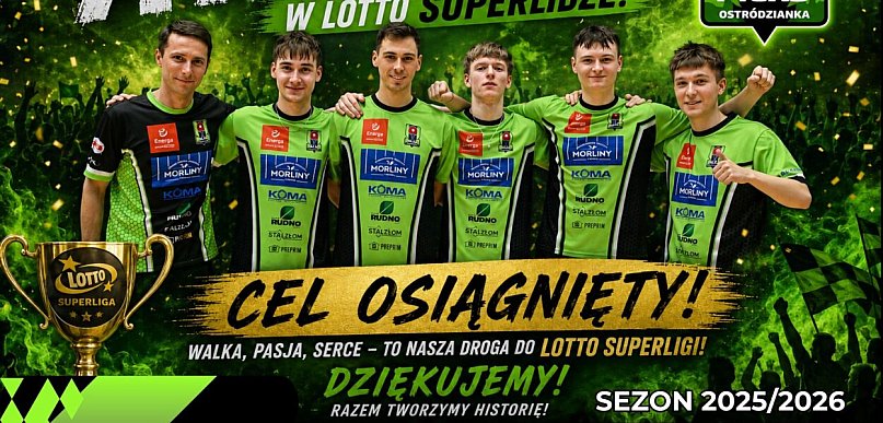 Tenisiści stołowi Energi Morliny Ostróda wracają do Superligi! Brawo