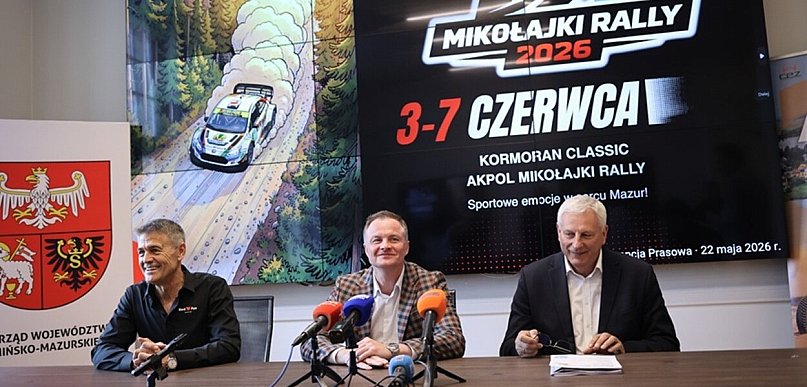 Mikołajki: Wracają rajdowe emocje za sprawą Mikołajki Rally 2026