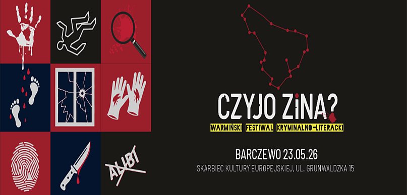 Zagadki kryminalne i spotkania z pisarzami na festiwalu w Barczewie