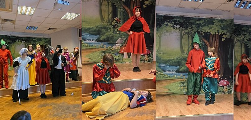 Dzieci z SP 3 przedstawiły "Czerwonego kapturka" ze współczesnym morałem