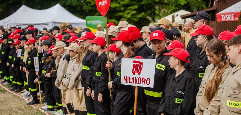 Dąbrówno: Ponad 500 członków MDP bierze udział w wydarzeniu "Na granicy powiatów"