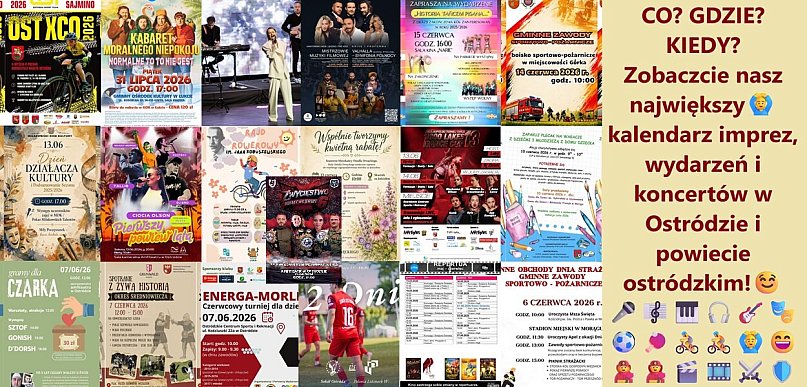 CO? GDZIE? KIEDY? Zobaczcie największy kalendarz imprez, koncertów i wydarzeń!