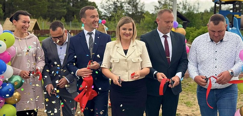 Gm. Kurzętnik: Nowy plac zabaw oficjalnie otwarty. To nie koniec inwestycji