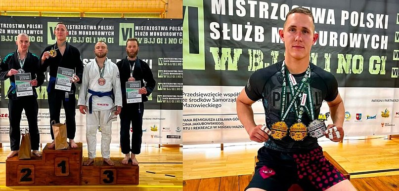 Żołnierz z Morąga podwójnym Mistrzem Polski w brazylijskim jiu-jitsu!