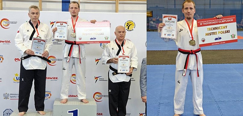 Piotr Żuchowski Technicznym Mistrzem Polski Osób Niepełnosprawnych w Taekwondo!