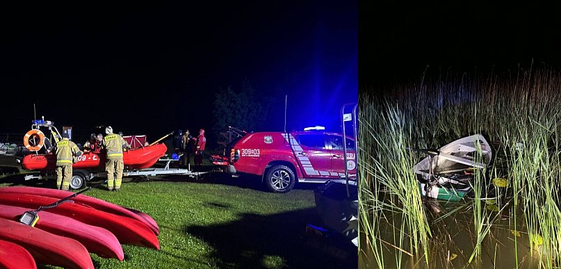 Tragiczny finał nocnych poszukiwań na Jeziorze Pisz. Nie żyje wędkarz