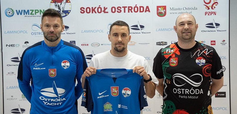 Pierwsze wzmocnienie Sokoła Ostróda. Do drużyny dołącza skuteczny napastnik