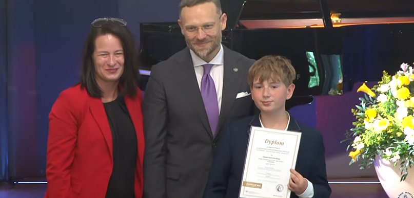 Adam Karczewski z SP3 w Ostródzie z III miejscem w ogólnopolskim konkursie