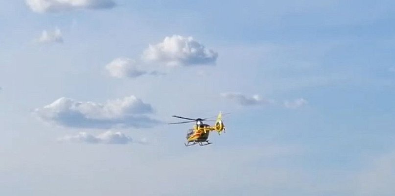 Gm. Miłomłyn: Dwójka dzieci ranna po zderzeniu 2 aut między Miłomłynem a Bynowem!