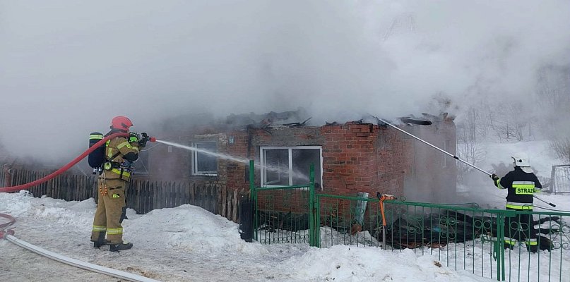 Strużyna: Pożar domu w gminie Morąg