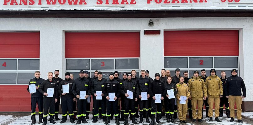 Powiat Ostródzki: 25 strażaków ochotników zdawało egzamin. Wszyscy zdali!