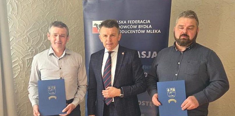 Hubert Küchmeister i Bogdan Chodań nagrodzeni za wyniki w produkcji mleka