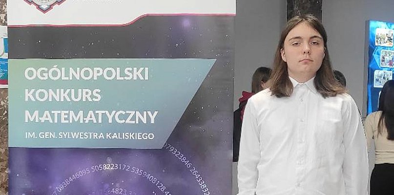 Szymon Knowski, uczeń Bażyniaka finalistą konkursu matematycznego