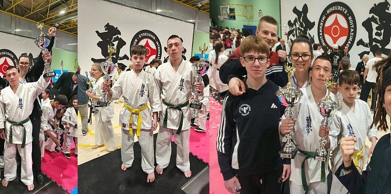 Młodzi karatecy z Ostródy podbili Hiszpanię! Bracia Kajetankowie z medalami!