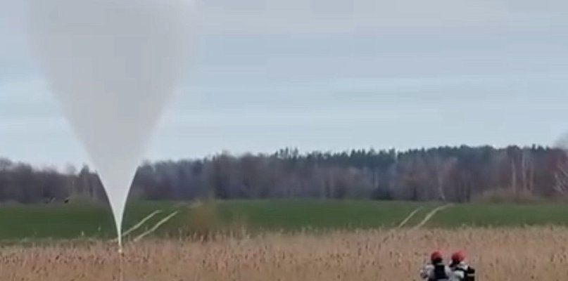 Atak balonów przemytniczych nad regionem warmińsko-mazurskim