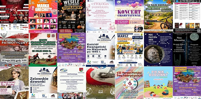 Co? Gdzie? Kiedy? Kalendarz nadchodzących imprez, koncertów i wydarzeń