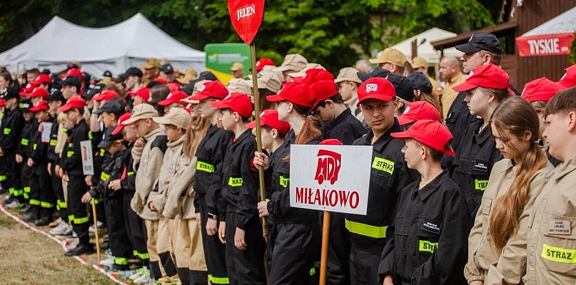 Dąbrówno: Ponad 500 członków MDP bierze udział w wydarzeniu "Na granicy powiatów"