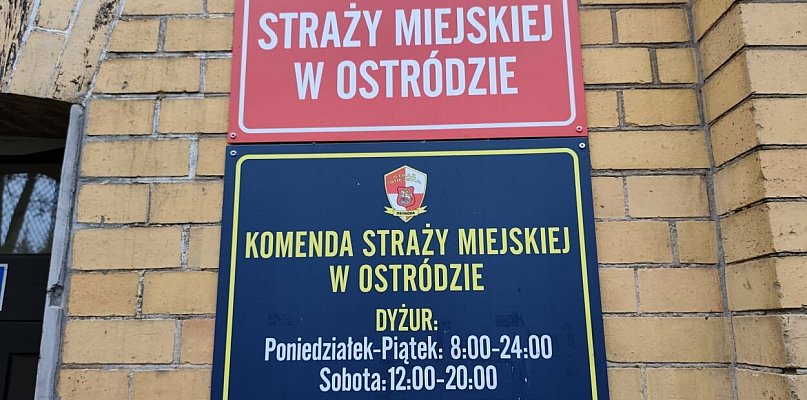 Ostróda: Ponad 5 tysięcy interwencji Straży Miejskiej w 2025 roku