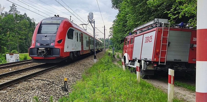 Tragiczne zdarzenie na torach w Biesalu. Nie żyje mężczyzna potrącony przez pociąg