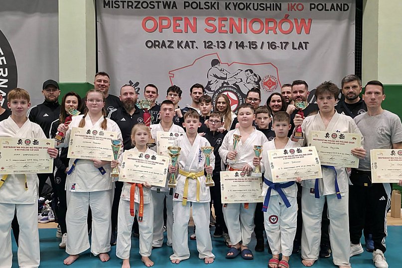 Karatecy z Ostródy z medalami Mistrzostw Polski