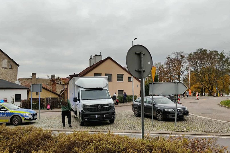 Wyłamany szlaban kolejowy w Ostródzie!