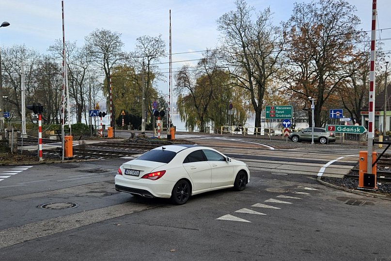 Przejazd kolejowy w Ostródzie otwarty
