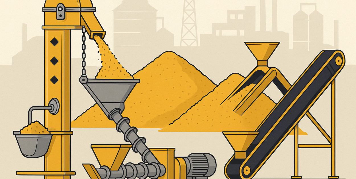 Urządzenia do transportu materiałów sypkich