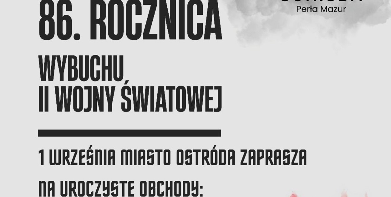 86. rocznica wybuchu II Wojny Światowej w Ostródzie