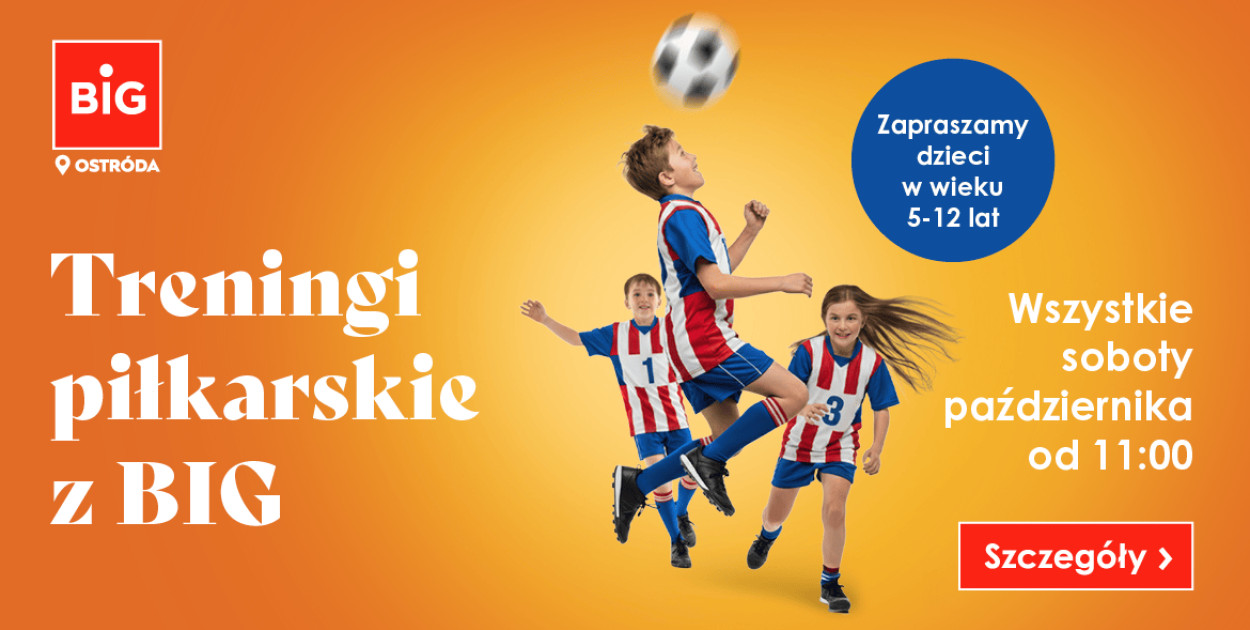 Trening piłkarski z Big Ostróda