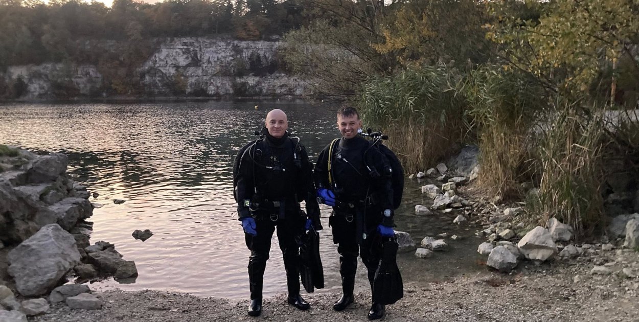 asp. Marek Waszkiewicz, asp. Grzegorz Żeberek