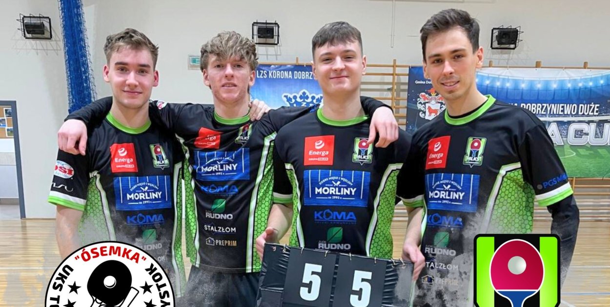 Remis tenisistów stołowych Energi Morliny Ostróda po ciężkim meczu