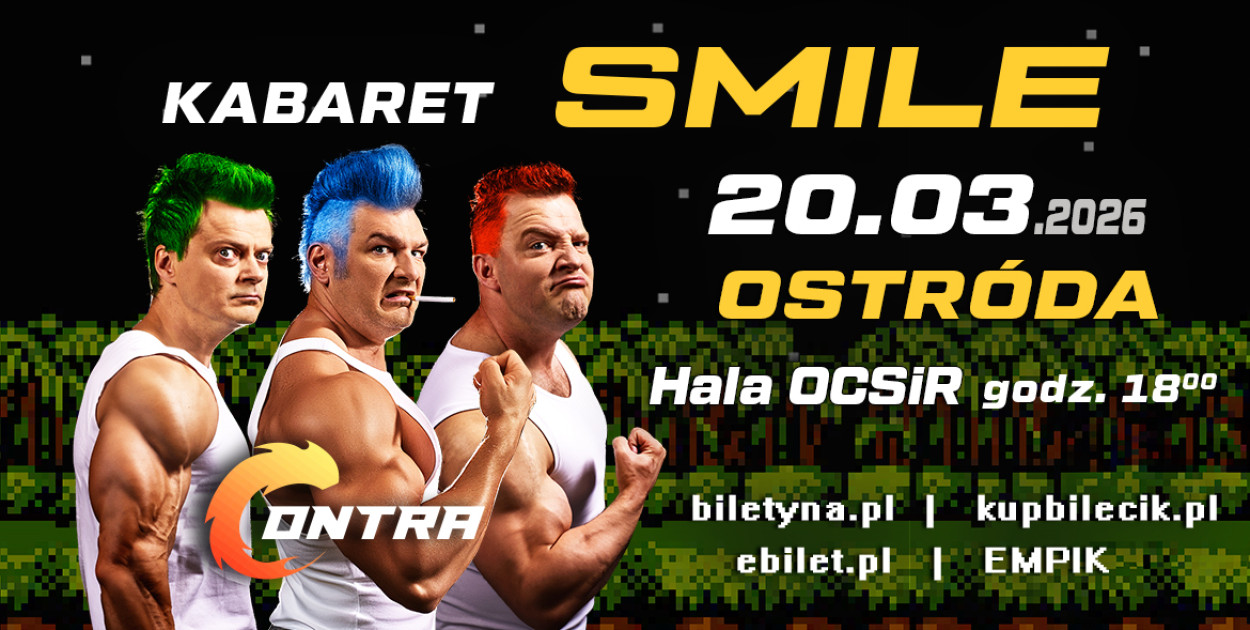 Kabaret SMILE już 20 marca w Ostródzie!
