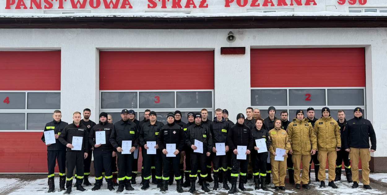 Powiat Ostródzki: 25 strażaków ochotników zdawało egzamin. Wszyscy zdali!