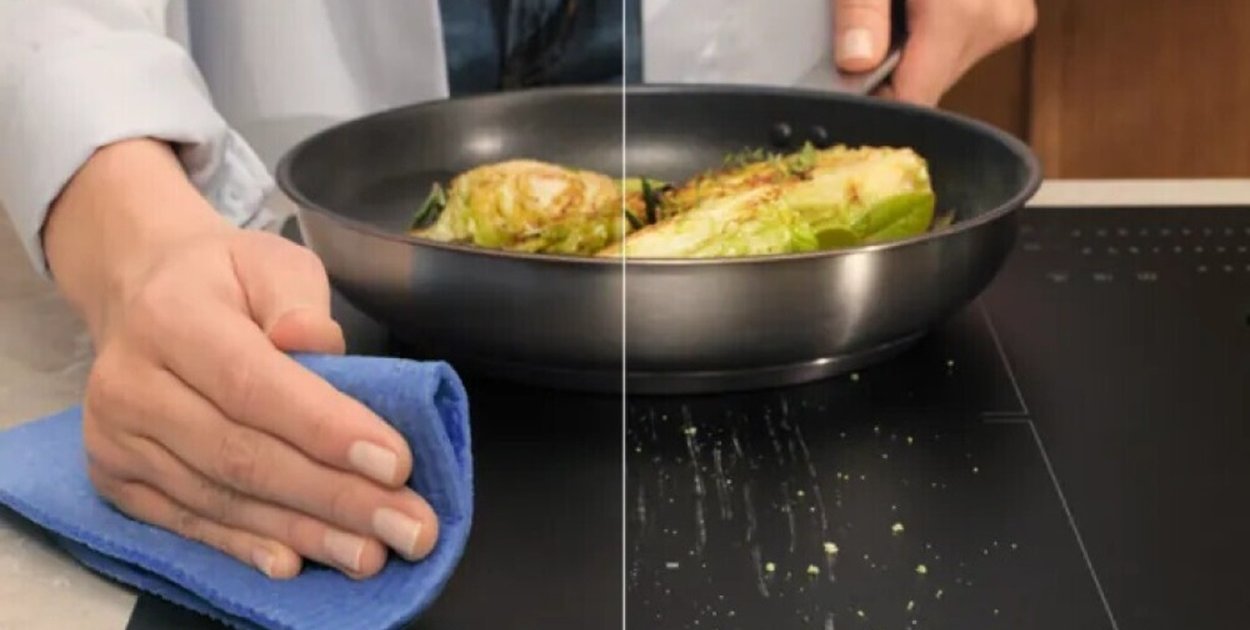 Zabrudzenia w kuchni? Wytrzymała płyta indukcyjna sprawia, że sprzątanie staje się