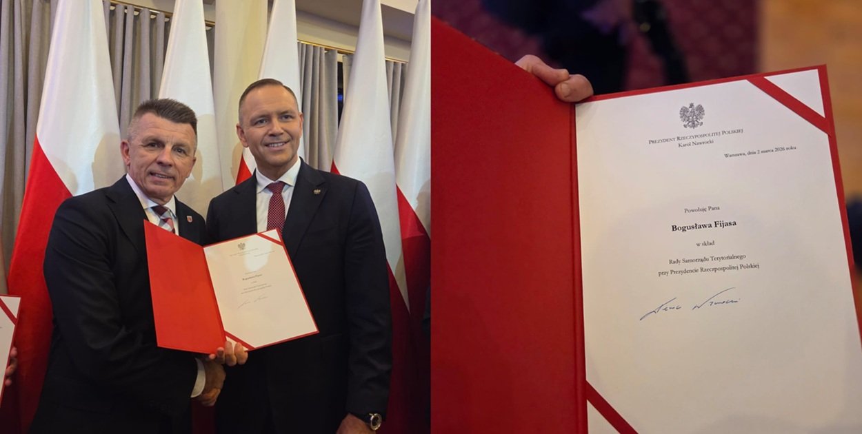Bogusław Fijas powołany do Rady Samorządu Terytorialnego przy Prezydencie RP