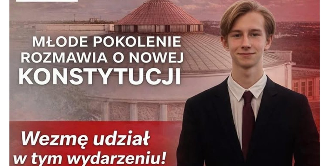 Brajan Dylewski z powiatu ostródzkiego chce rozmawiać w Sejmie o nowej konstytucji